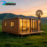 Casa Plegable de Madera de Alta Calidad, Expandible de Doble Ala, Impermeable, Villa Prefabricada Portátil para Exteriores, Hotel, Gran Oferta 2026