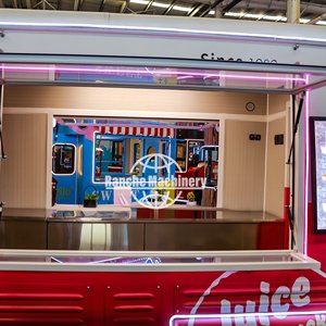 รถลากอาหารบาร์บีคิวสำหรับจัดเลี้ยงอาหารอย่างรวดเร็วมีอุปกรณ์ครบครัน - Product Image 6