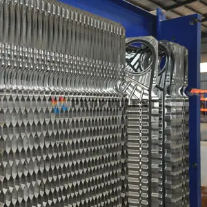 High Efficiency Plate Heat Exchanger Wide Gap Free Flow Plate Heat Exchanger For Honey Juice