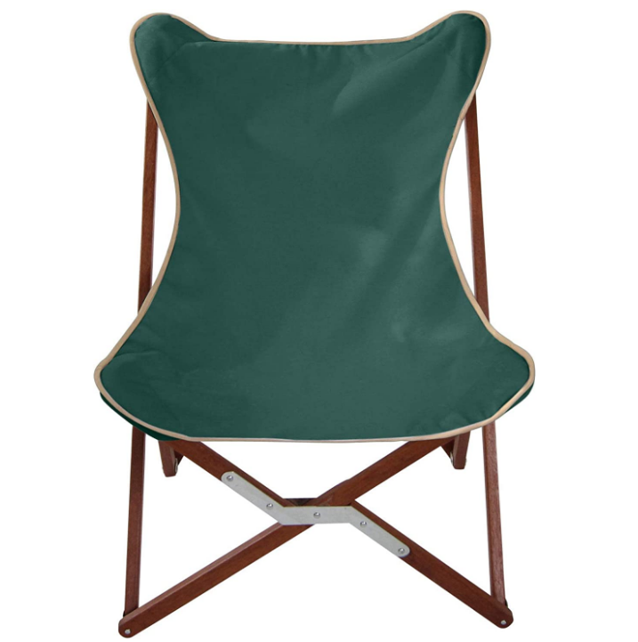 Woqi Print Logo Fold Chair Wood Folding Chairs In Bulk Leisure Camping Reclining Chair