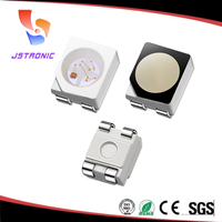 Jstronic PLCC4 1210 3528 RVB SMD Anode Commune 4 broches Tricolore Rouge/Vert/Bleu Smd Led Diode Face Noire