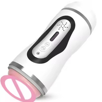 Godet de masturbation automatique vibrant et interactif pour homme, avec fonctions sensorielles et sonores, produit sexuel pour adultes