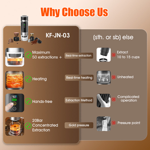เครื่องชงกาแฟเอสเพรสโซแบบพกพา JN-03 - เครื่องชงกาแฟเอสเพรสโซแบบชาร์จไฟได้สำหรับการเดินทาง ใช้ได้กับแคปซูล <span class=keywords><strong>Nespresso</strong></span> - Product Image 2