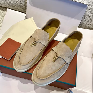 Chaussures de créateur luxueuses pour femmes, chaussures de travail d'automne, mocassins en cuir véritable de haute qualité, chaussures plates classiques décontractées pour le bureau - Product Image 5