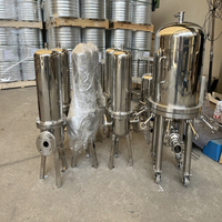Carcasa de Filtro de Cartucho PLC de Alta Precisión de Acero Inoxidable Sanitario 304/316L, Bomba de 1000L/H para Tratamiento de Agua, Bebidas y Alimentos Líquidos