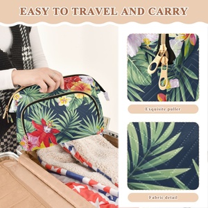 Trending Products 2024 New Arrivals Hawaiian Market Custom Design Travel Toiletry Bag Cosmetic Pouch Makeup Bags for Lady - Product Image 5