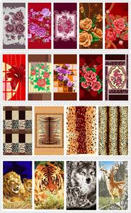 Couverture en Raschel Nuageux à Double Couche de Style Animal Aigle Aztèque pour le Marché Canadien en Gros, 3KG 200X240CM, pour l'Hiver - Product Image 6