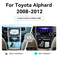 Autoradio Android MOOKAKA 13,1 pouces pour Toyota Alphard Série 20, mise à niveau vers la Série 40, 2008-2014, lecteur DVD, GPS, Carplay, RHD&LHD