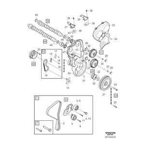 ชุดสายพานไทม์มิ่งเข้ากันได้กับ INA 5300738100สำหรับ XC40 V90วอลโว่ <span class=keywords><strong>S60</strong></span> S80 XC60 OE 32213096 31401332 - Product Image 5