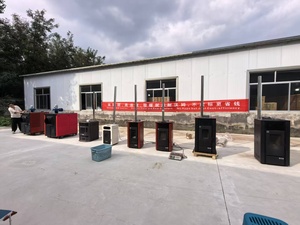 Hot Selling Good Quality Freestanding Modern Pellet <b>Stove</b> Biomass Pellet Warm Wind Particle Furnace 13KW Heating Power 15kg Fuel - Product Image 4