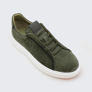 LANCI Vente en gros directe d'usine, baskets de luxe pour hommes personnalisées, chaussures décontractées en daim de qualité supérieure, soutien et MOQ en petites séries disponibles - Product Image 3