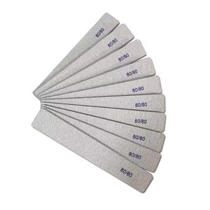 Lime à ongles professionnelle double face 80/80 et 100/100, épaisse, carrée, lavable, pour acrylique, outil de manucure - Product Image 2