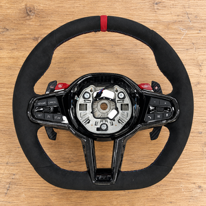 Volante <span class=keywords><strong>BMW</strong></span> Estilo <span class=keywords><strong>M</strong></span> Performance en Cuero para G20 LCI G30 G80 G82 G87 G42 G01 G02 F90 G11, Volante Personalizado - Product Image 1