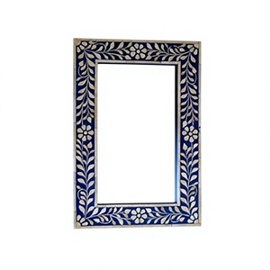 Squire Luxury Bone Inlay Handmade Eco-Friendly <b>Lightweight</b> Customized Wall <b>Mirror</b> Modern Design Custom Size Color Direct India - Product Image 6
