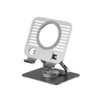 Nouveau support ergonomique pour ordinateur portable et tablette en alliage d'aluminium, pliable, certifié CE RoHS, 49,5x25x39cm, pour une utilisation prolongée sur le bureau