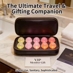 แคปซูลน้ำหอมขนาดพกพาแบบรักษ์โลก กลิ่นซิตรัสสดชื่นและดอกไม้หอมหวาน บรรจุภัณฑ์สะอาด ปลอดภัย ใช้ครั้งเดียว ชุดของขวัญสุดหรูสำหรับผู้หญิง - Product Image 5