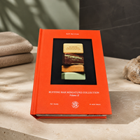 Boîte à chocolat personnalisée, emballage alimentaire en papier rigide rouge de qualité supérieure avec insert à quatre compartiments, couvercle à charnière magnétique pour cadeaux de vente au détail