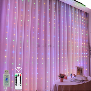 Connectable Icicle Fairy String Lights IP65 <b>Led</b> Dimmable Curtain Garland New Year Christmas <b>Tree</b> Wedding Indoor Outdoor Decor - Product Image 1