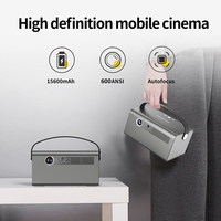 Projecteur intelligent Shenzhen OEM, projecteur DLP 3D 4K à contraste élevé, projection sans fil, projecteur portable pour la maison, la cour et l'extérieur