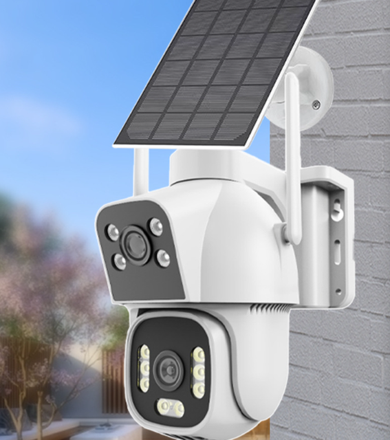 Hot 24-hours Full Day Recording Wireless Cloud SIM AI Detection 4MP AOV 4G PTZ IP Solar Security Camera with Solar Panel