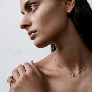 Anillos Jhumka de Plata 925 Gemnel con Topacio Azul y Gema <span class=keywords><strong>Bottega</strong></span>, Anillo Fino Tradicional Indio con Citrino - Product Image 5