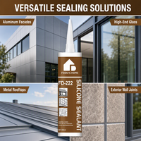 Scellant silicone neutre à durcissement neutre, résistant aux intempéries, pour travaux de construction et de bâtiment polyvalents, colle adhésive