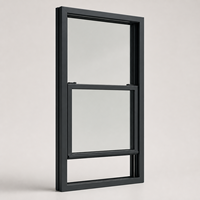 Ventana Eléctrica con Marco de Aluminio de 105 mm y Vidrio Templado para Ventilación Vertical Comercial