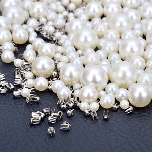 อุปกรณ์ตกแต่งเสื้อผ้าคุณภาพสูง กระดุมหนังทรงกระบอกประดับมุก สำหรับงานฝีมือ ซ่อมแซมเสื้อผ้า ลูกไม้ หมวก ไม่มีรู ประดับมุก DIY เย็บปักถักร้อย - Product Image 5