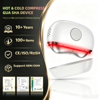 Outil de soin du visage Gua Sha à micro-courant EMS avec lumière LED 7 couleurs et vibration pour le soin complet de la peau à domicile