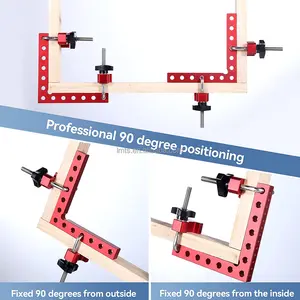 140 มม. 180 มม. 5.5 นิ้ว ปล่อยแคลมป์มุมอลูมิเนียมมุมขวางานไม้แคลมป์มุม