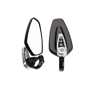 Rétroviseurs <span class=keywords><strong>de</strong></span> <span class=keywords><strong>guidon</strong></span> <span class=keywords><strong>de</strong></span> moto CNC chromés 7/8" 22mm universels pour moto tout-terrain, scooter, vélo électrique - Product Image 5