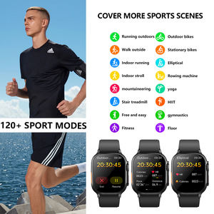 Montre connectée F500 Android avec écran LCD carré, 4G LTE, moniteur de santé EDA de qualité médicale, GPS, NFC, étanche IP65, charge magnétique, 2025 - Product Image 6