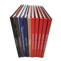 Taille personnalisée en couleur Impression offset Couverture rigide Restauration et livre de recettes Livre de cuisine Cuisson des aliments Couverture rigide Menu Livre Impression