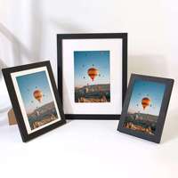 Cadre photo rectangulaire 5x7 en verre incassable, bord fin, collection Streamline, à poser ou à accrocher au mur, vente chaude