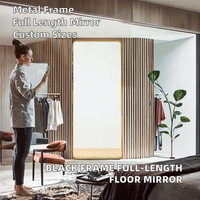 Table de coiffure moderne en fer pliable avec miroir intelligent LED mural pour la coupe de cheveux et la coloration à chaud