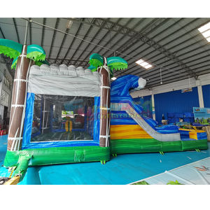 Castillo Inflable Comercial Tropical Wave con Tobogán, Brincolín Inflable para Niños - Product Image 5