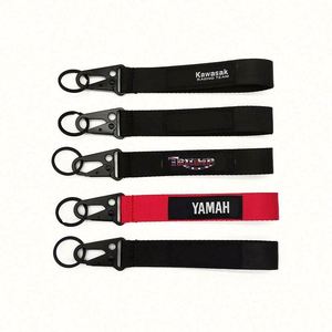 Custom Logo <b>Polyester</b> Short Wrist Strap Keychain <b>Lanyard</b> Carabiner Promotional Short <b>Lanyard</b> with Printed Logo - Product Image 5