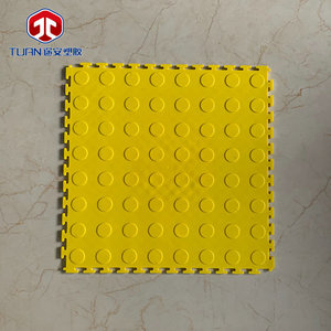 Tuan Interlocking PVC Flooring Square Wear Resistant Slip Resistant For Car Repair Workshop Industrial Use - Product Image 3