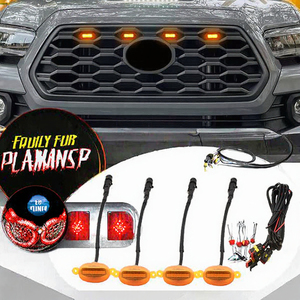 Kit de barre lumineuse LED stroboscopique 12V, balise ambre pour capot avant de voiture, mise à niveau et rétrofit - Product Image 2