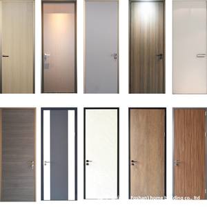 Portes de chambre en composite aluminium-<span class=keywords><strong>bois</strong></span> personnalisées par le fabricant, cadre étroit, structure en nid d'abeille en aluminium, luxe léger, minimaliste - Product Image 3