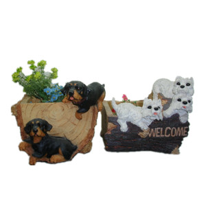 <span class=keywords><strong>Maceta</strong></span> <span class=keywords><strong>de</strong></span> resina realista para cachorros, decoración <span class=keywords><strong>de</strong></span> jardín para el hogar para macetas y jardineras - Product Image 6