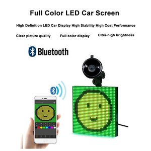 Hot Hot Led <b>Car</b> Screen Supplier Wholesale Intelligent <b>Car</b> Rear Window Emoticon Light Led Display Behind The Windshield Emoticon - Product Image 2