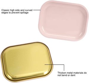 Bandeja Enrollable con Logotipo Personalizado, Bandeja de Servicio con Tapa Magnética, Bandeja Organizadora de Metal con Logotipos - Product Image 3