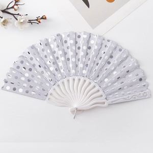 Abanicos de mano de plástico troquelados de PP, hechos a mano, ecológicos, con temática de amor, personalizados para bodas, en colores a elección. - Product Image 1