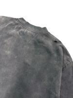 T-shirt pour homme en coton 100% vintage avec impression DTG, style streetwear personnalisé, manches longues et effet usé