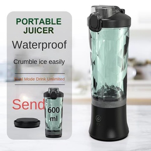 20oz BPA-Free Personal Blender Leak-Proof Lid USB Rechargeable Mini Portable Fruit Juicer Stainless Steel 10 Blades Household - Product Image 3