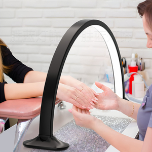 Actualización Super brillo 48W LED escritorio luz 750mm manicura belleza tatuaje uñas lámpara de mesa Detección de mano media luna Luz - Product Image 6
