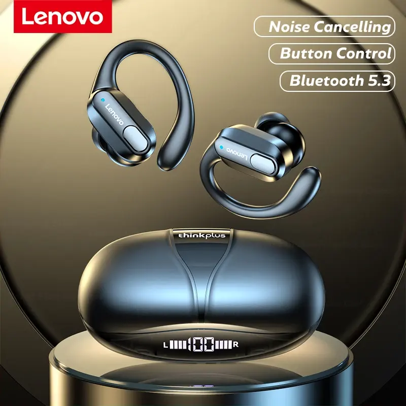 Auriculares deportivos inalámbricos con Bluetooth para videojuegos, cascos con logotipo personalizado, Lenovo XT80, Envío Gratis