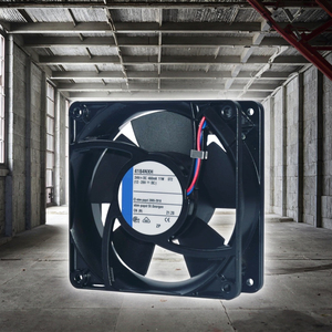 Ủy quyền Khối lượng không khí lớn 4184nxh 24v12038 biến tần quạt điện điều khiển công nghiệp với lưỡi nhựa cung cấp điện khung gầm - Product Image 5