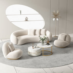 Juego de Mesa de <span class=keywords><strong>Centro</strong></span> de Lujo para Sala de Estar Moderna, con Marco de Acero Inoxidable Negro y Cubierta de Vidrio - Product Image 2